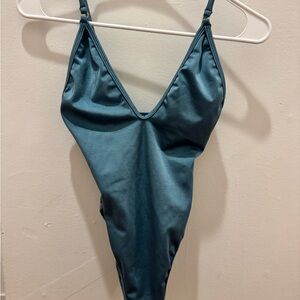 Teal One-Piece Swimsuit by Gooseberry Seaside